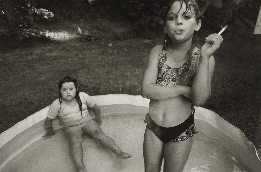 MARY ELLEN MARK - Amanda and Her Cousin Amy, 1990 (1 of 1)