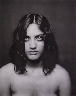 PAOLO ROVERSI - Orit, Paris, 2000: Artist: Paolo Roversi Title: Orit, Paris, 2000 Medium: Photo Litho, 2007, Singapore Dimensions: 7.7x9.7" Description: Heat Wax Mounted on 11x14" Conservation Board Artist Bio: Paolo Roversi (1947) is