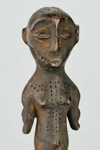 LEGA female Figure "Kakinga" ( Young Woman ) Congo: CONGO DRC Female LEGA Figure Kakinga ( "Young Woman" ) The figures used in the cult of the Bwami are generically called Iginga Collective, sacred properties, they are kept in secret, generally in