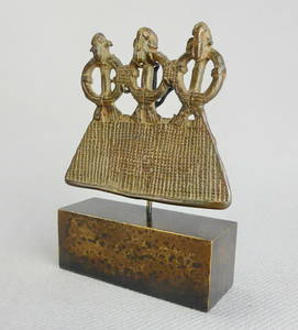 SENUFO Bronze superb pendant Senoufo Ivory Coast