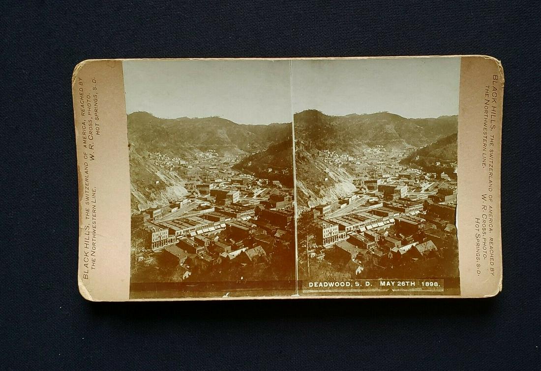 Deadwood, South Dakota, by W R Cross, Town View 1898 (1 of 4)