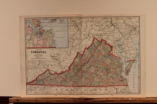 1895 Map of Virginia (1 of 3)