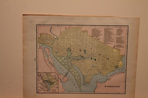 1895 Map of Washington DC. (1 of 1)