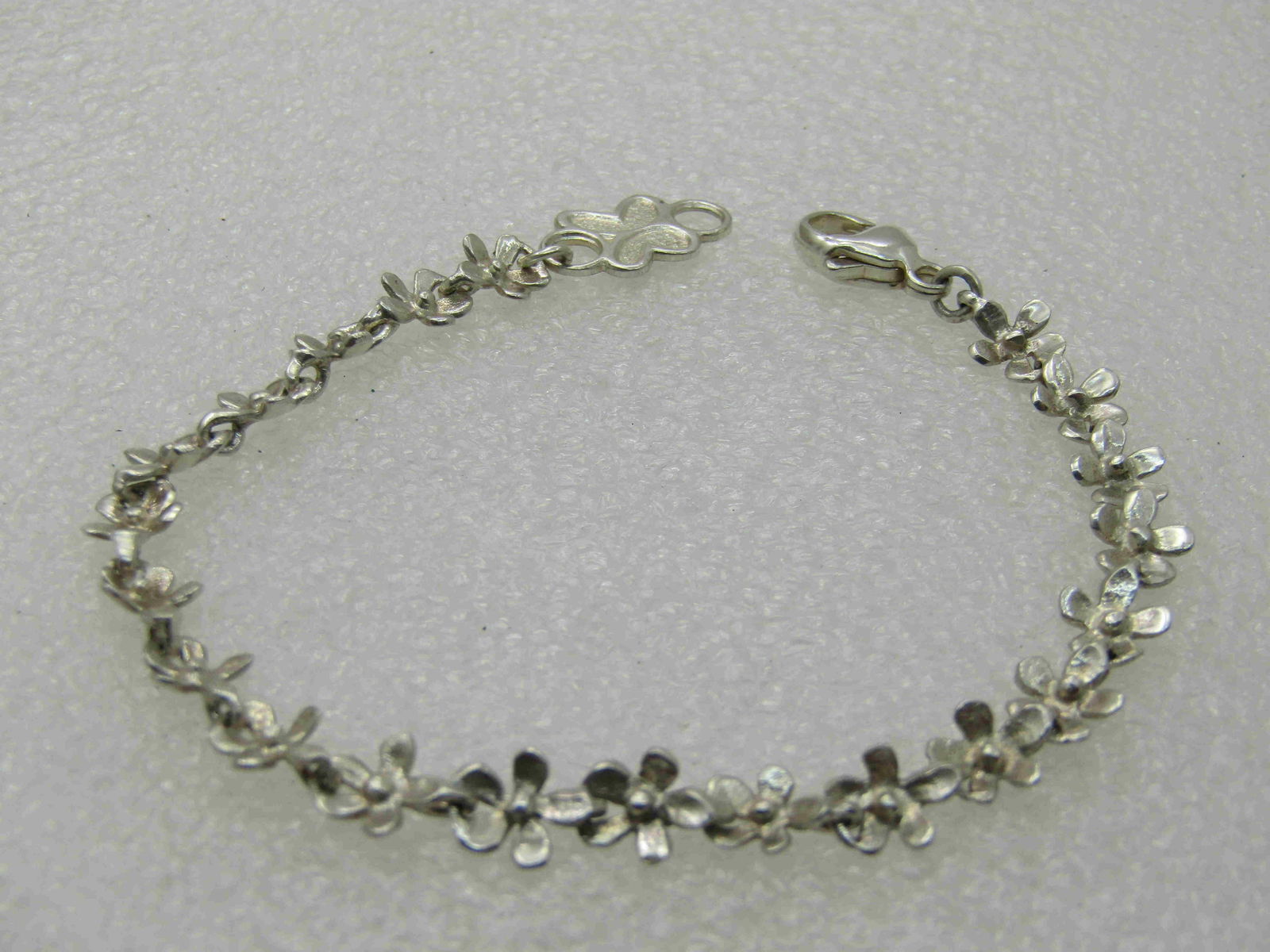 Tanya Moss Sterling Floral & Butterfly Tennis Bracelet, (1 of 5)