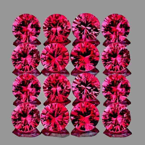 2.00 mm Round 20 pcs Natural Premium AAA Pink Red (1 of 2)