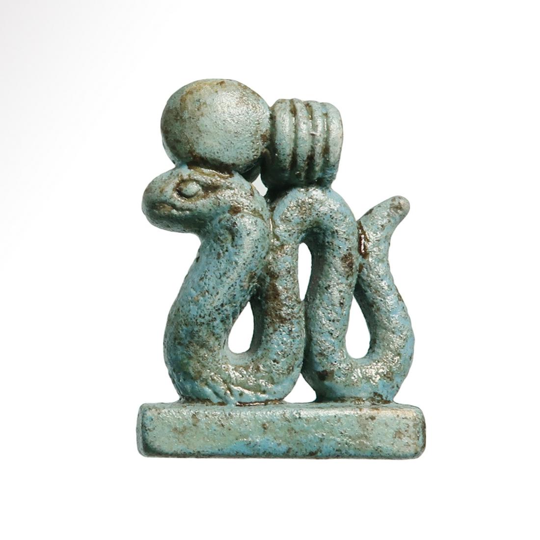 Egyptian Faience Uraeus (1 of 6)