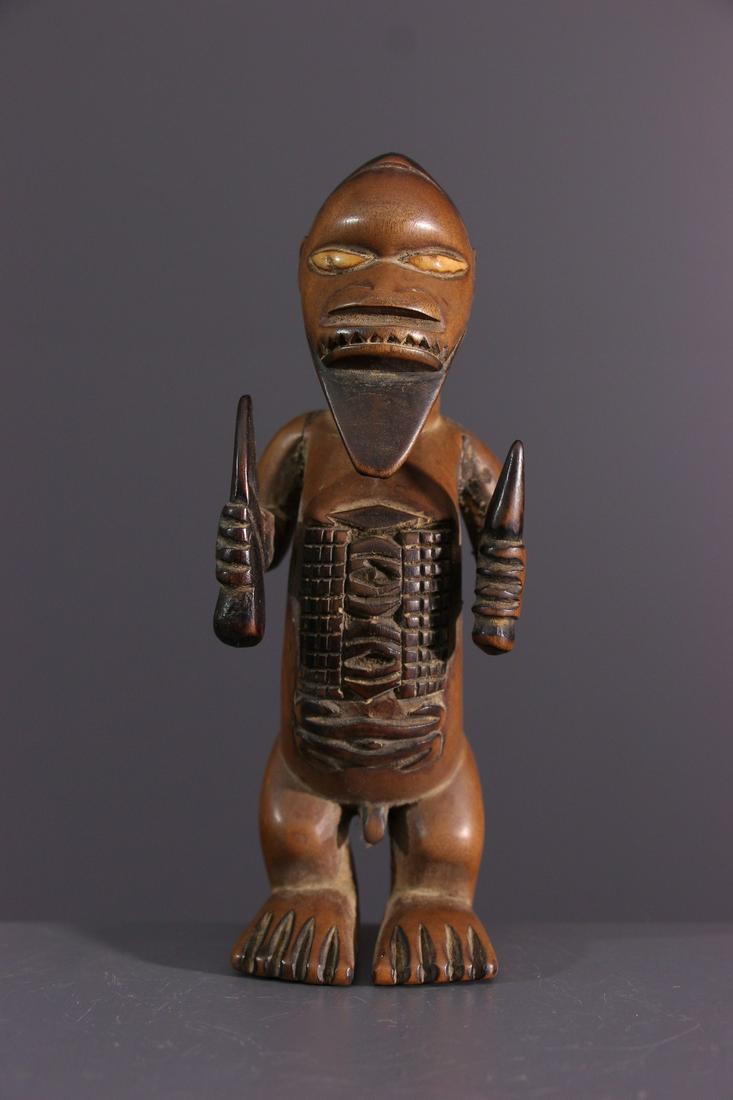 Biteki Bembe, Béembé wood figure - DRC Congo - African (1 of 10)