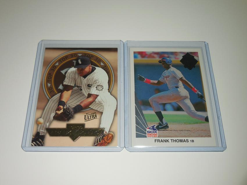 FRANK THOMAS CHICAGO WHITE SOX INSERT CARD LOT (1 of 2)
