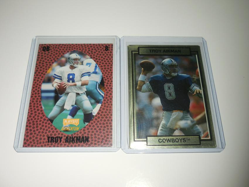 TROY AIKMAN DALLAS COWBOYS CARD LOT (1 of 2)