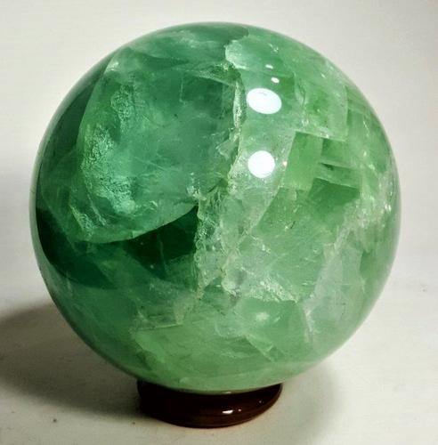 Greenish Fluorite Sphere- 3162 Grams (1 of 4)