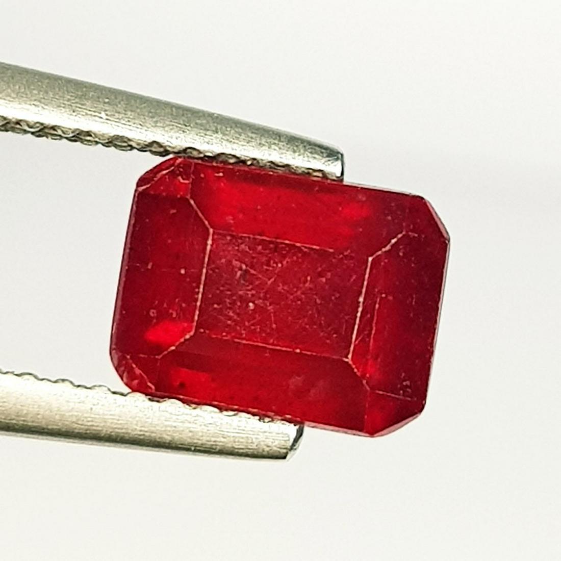 2.78 Ct  Natural Ruby Octagon Cut (1 of 4)