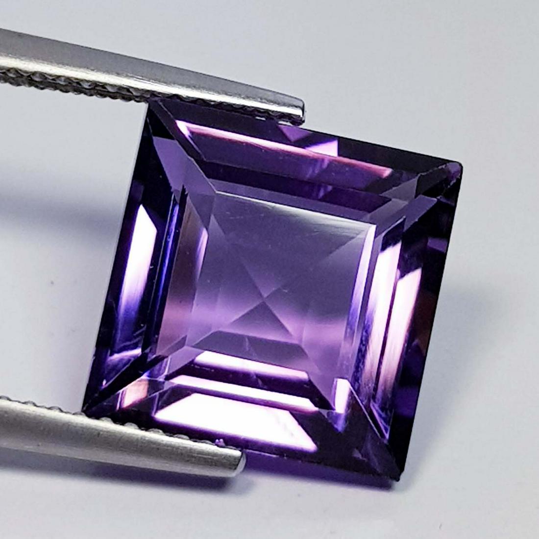 Natural Amethyst Square Cut 6.86 ct (1 of 5)