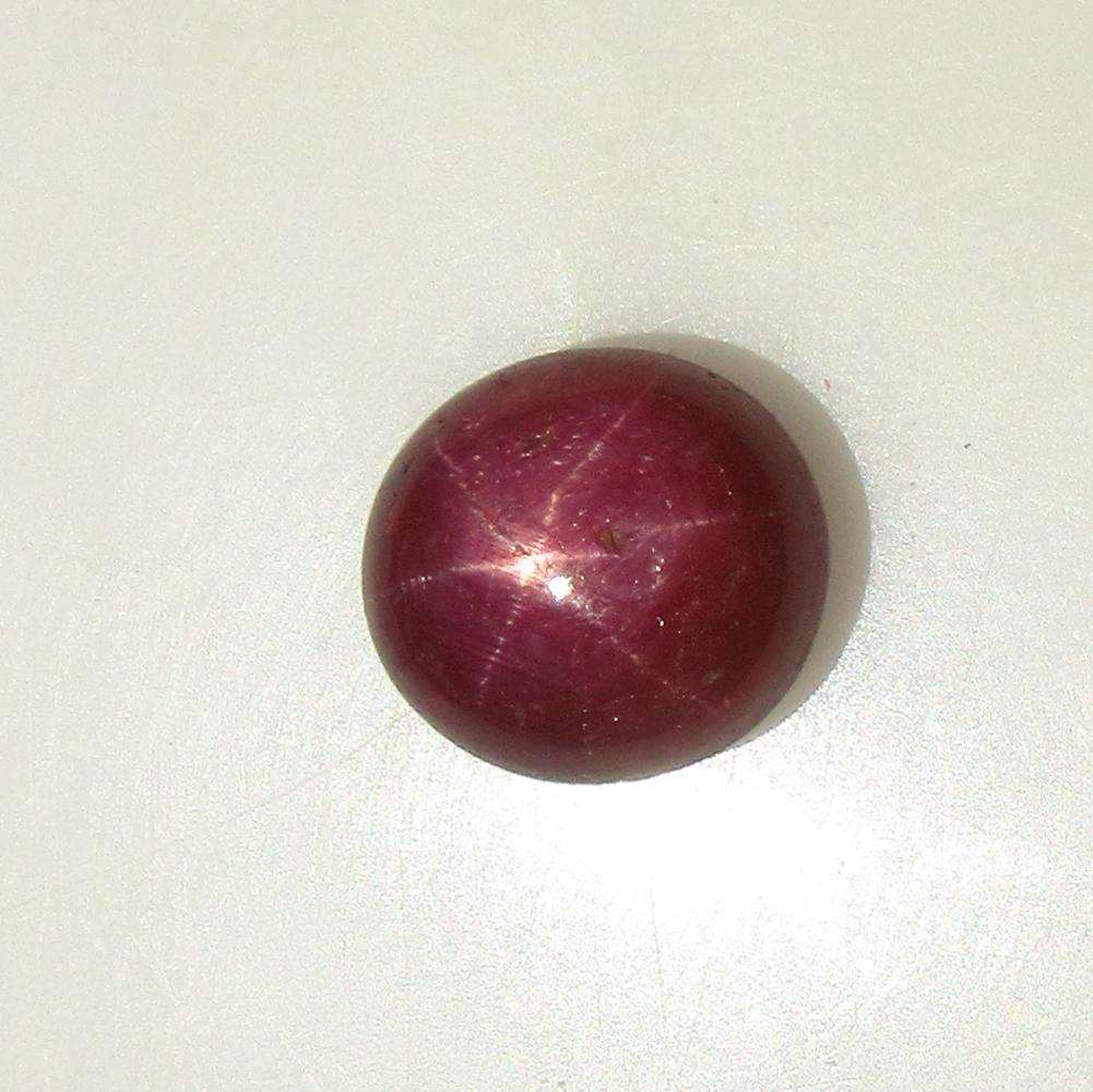 6.24 Ctw IGI Certified Natural Six Line Star Ruby Oval (1 of 3)