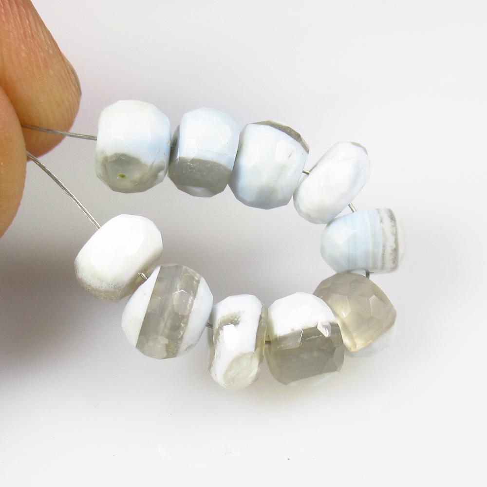 15.85 Ctw Natural 10 Dendrite Opal Drilled Round Beads (1 of 2)