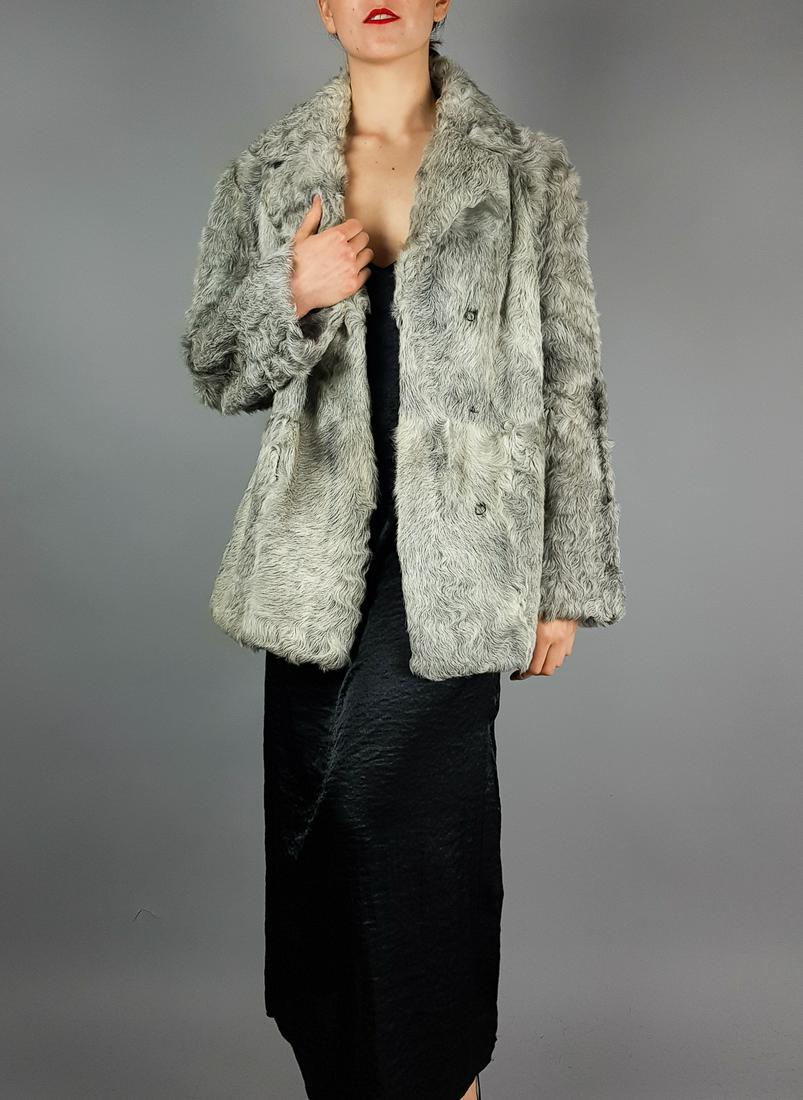 GREY LAMB FUR JACKET (1 of 9)