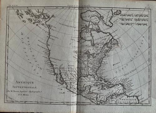 North America. By Bonne/Raynal. 1780 (1 of 2)