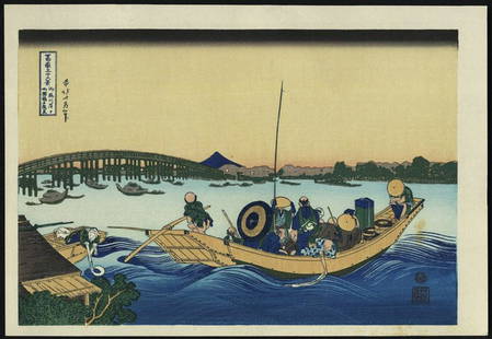 Japanese living museum early float world to woodcut: Title: Japanese living museum early float world to woodcut printmaking-Rich 39 SceneryArtist: Katsushika HokusaiSeries: Date: Tianbao eraMedium:Japanese Woodblock PrintSize/Format: 29*19.5cmNotes: