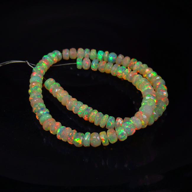 30.00 Ct Natural 87 Ethiopian Drilled Faceted Fire Opal (1 of 3)