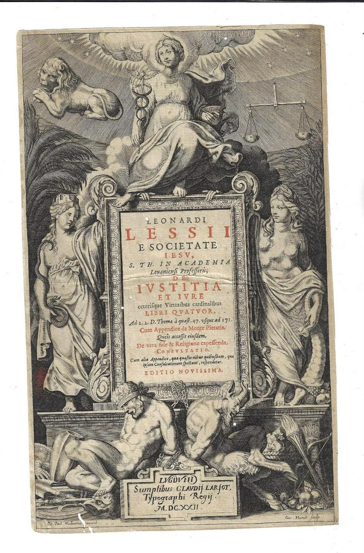 1622 Rubens Engraved Title leaf (1 of 2)