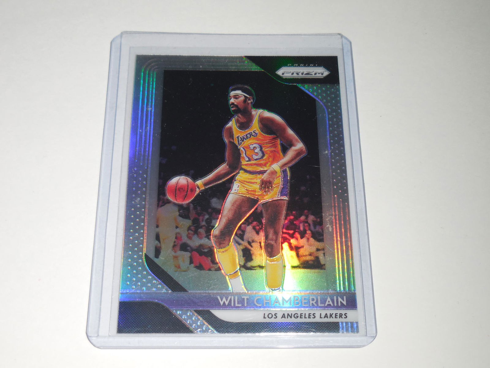 2018-19 PANINI PRIZM WILT CHAMBERLAIN SILVER PRIZM (1 of 2)