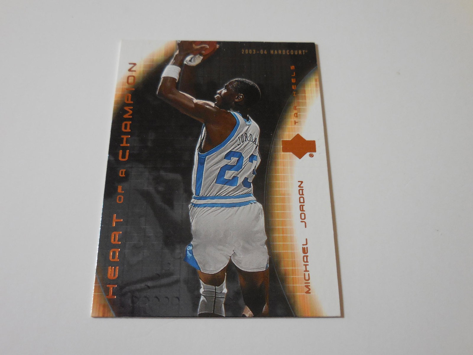 2003-04 UD HARDCOURT MICHAEL JORDAN UNC BASKETBALL CARD (1 of 2)