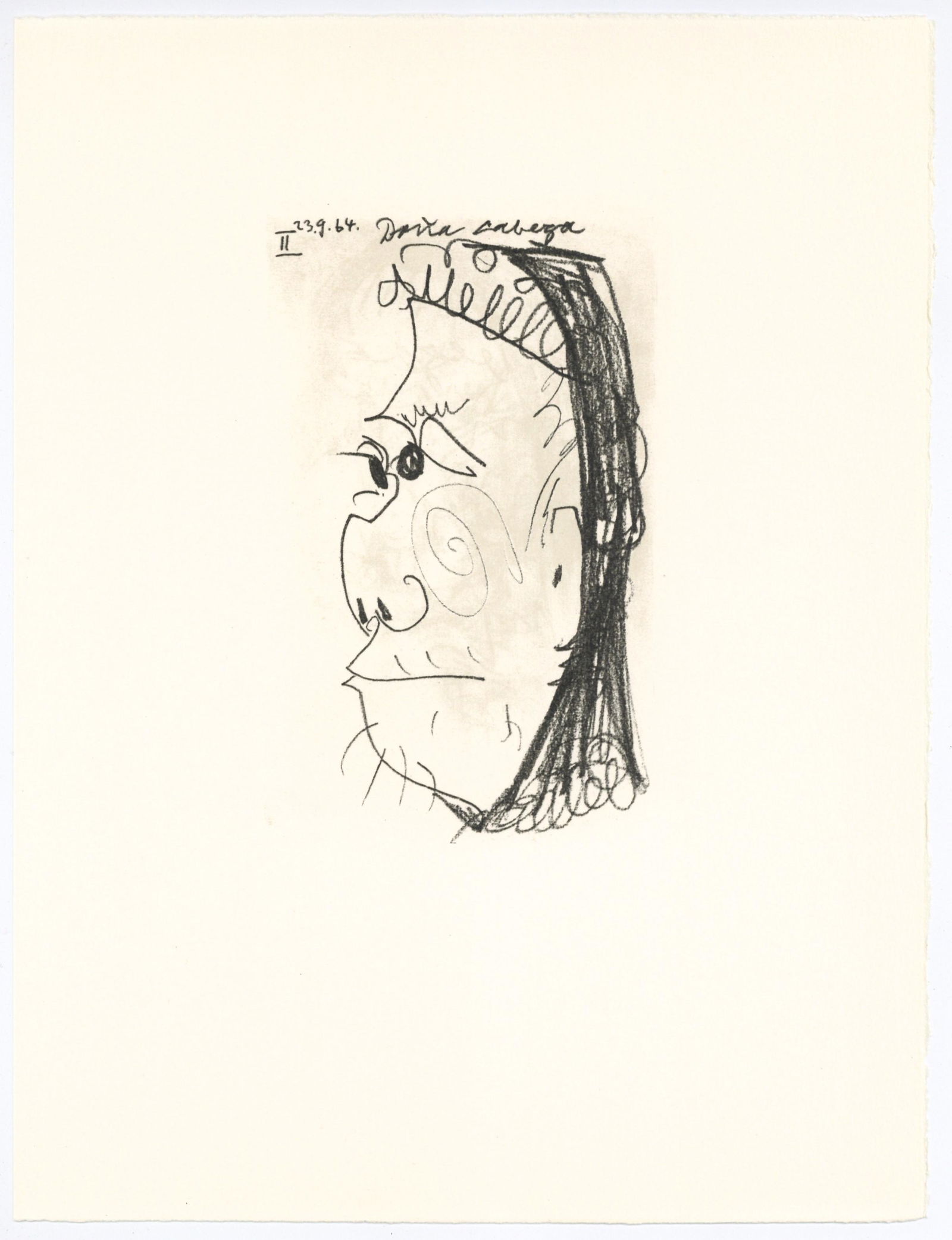 Pablo Picasso lithograph "Le Gout du Bonheur" (1 of 1)