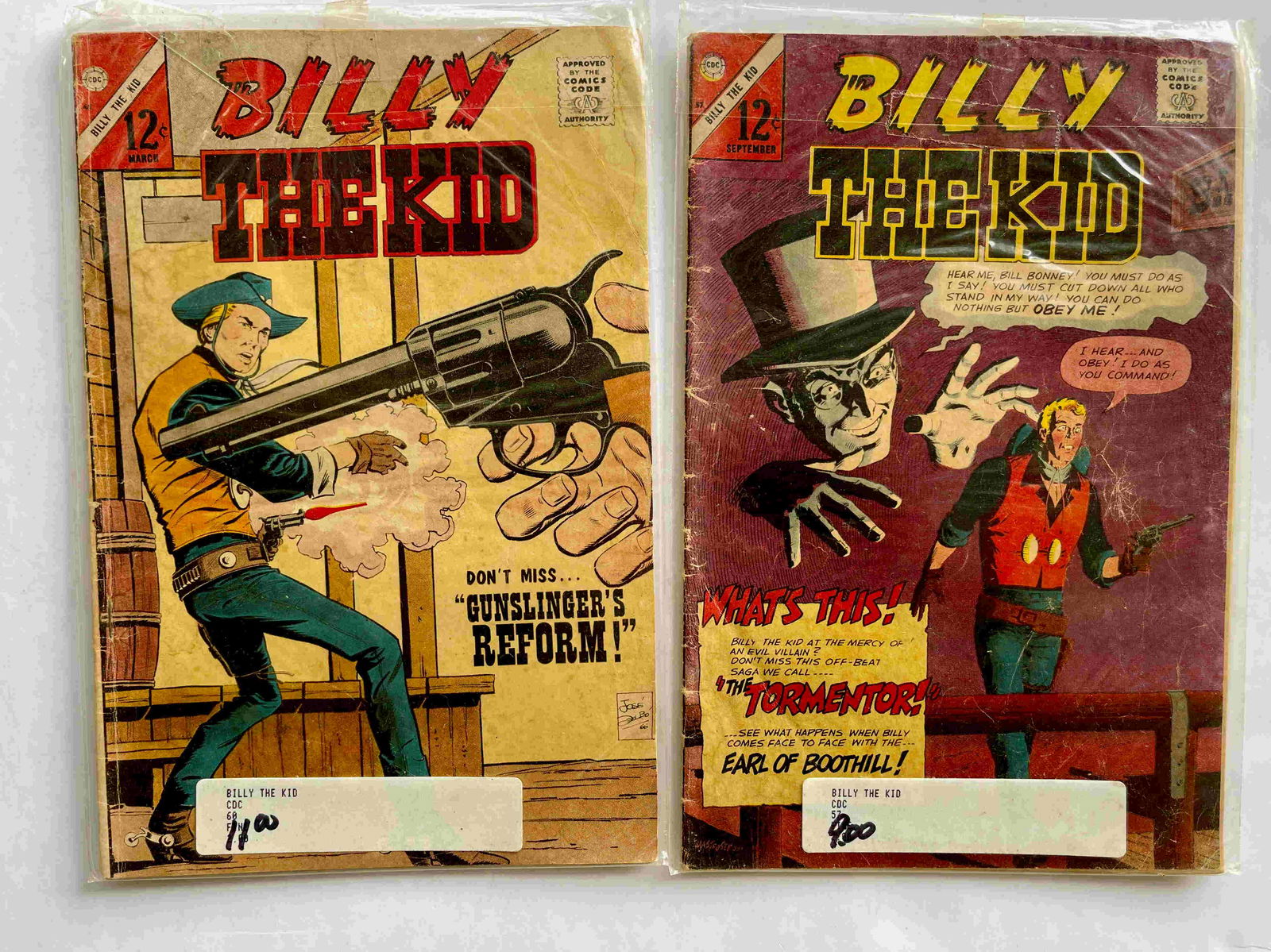 THE BILLY THE KID SET #57, #60 (1 of 1)