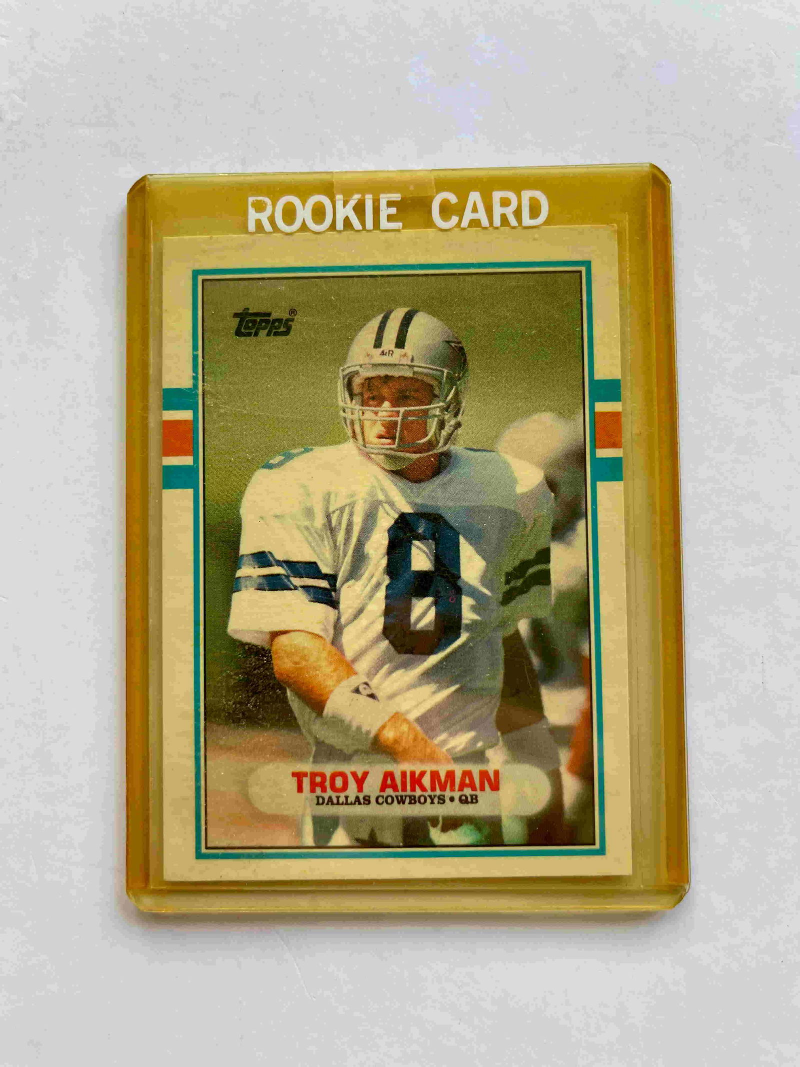 TROY AIKMAN ROOKIE CARD (1 of 2)