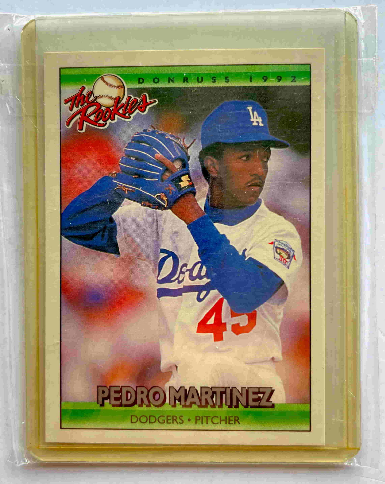 PEDRO MARTINEZ ROOKIE CARD (1 of 2)