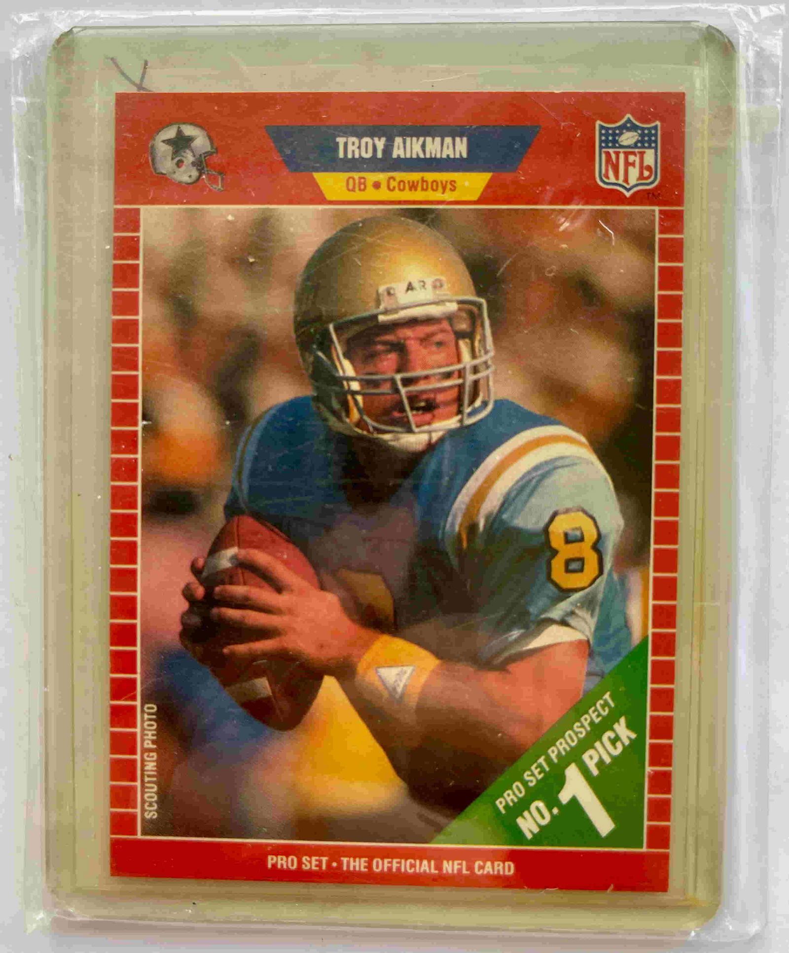 TROY AIKMAN ROOKIE CARD (1 of 2)