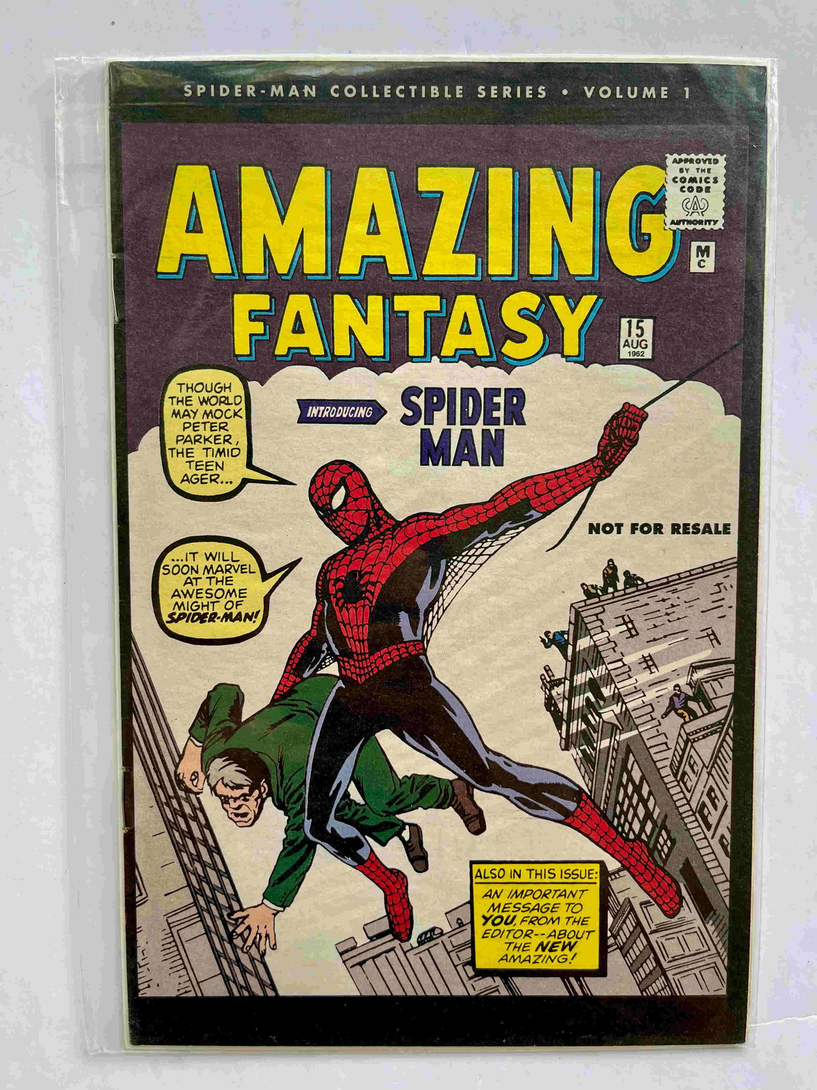 Amazing Fantasy #15 Marvel Comic Book Spider-Man Not (1 of 1)