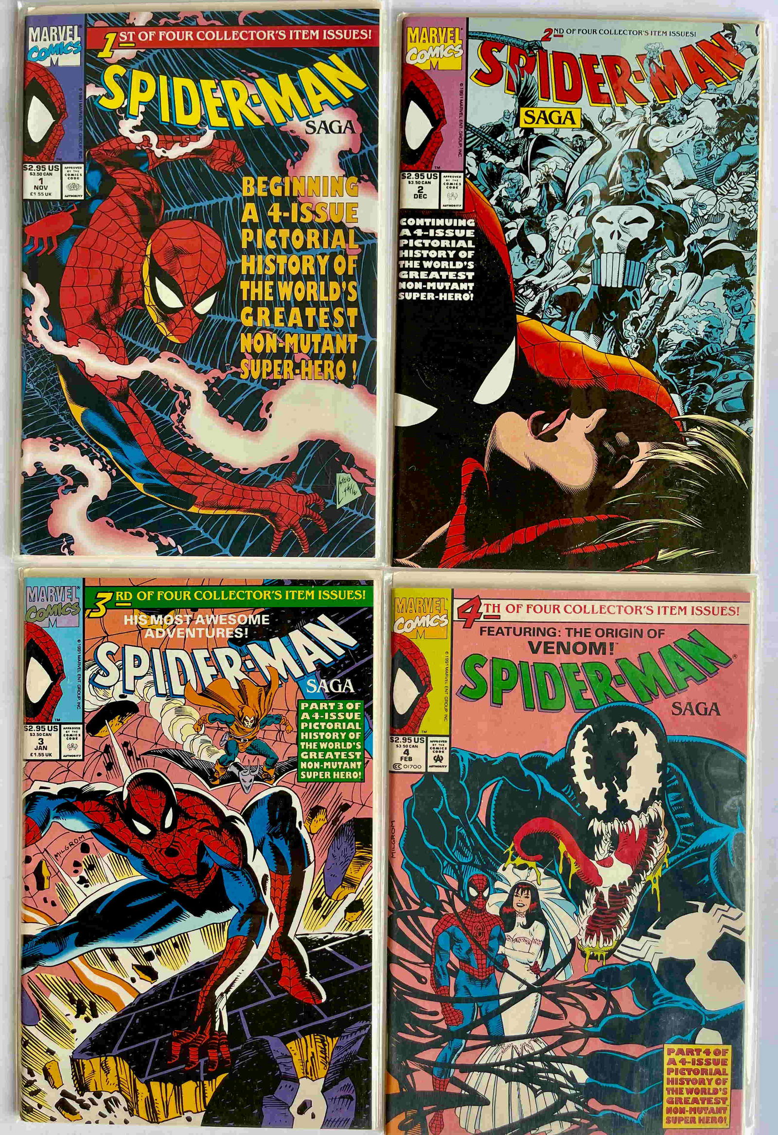 THE SPIDER-MAN SAGA #1-4 SET (1 of 1)