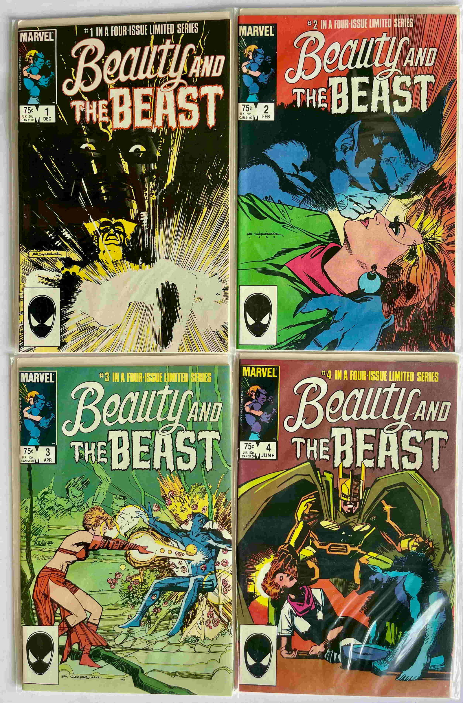 THE BEAUTY AND THE BEAST #1-4 COLLECTOR SET (1 of 1)