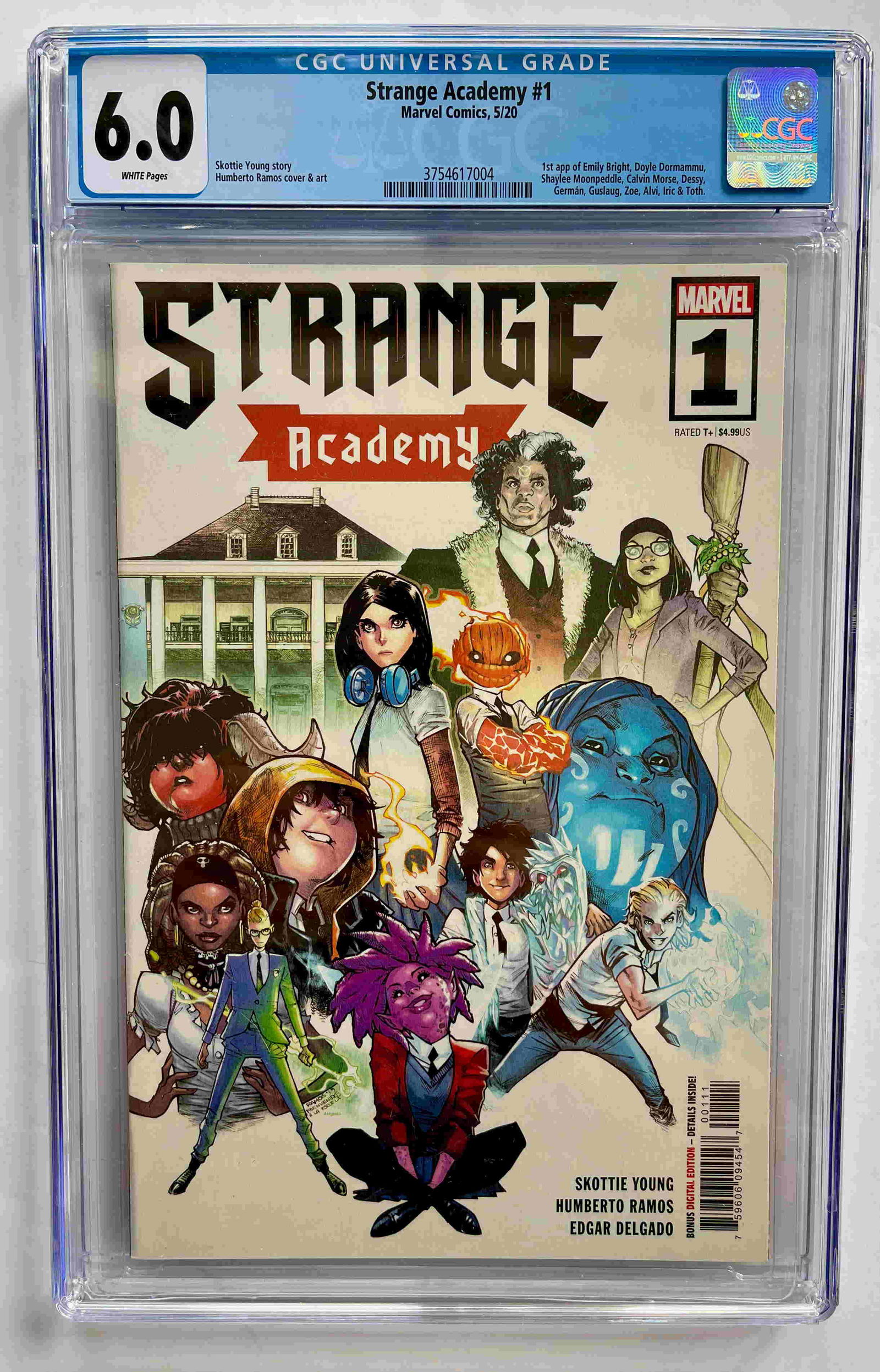 THE CGC GRADED STRANGE ACADEMY #1 KEY COLLECTOR (1 of 1)