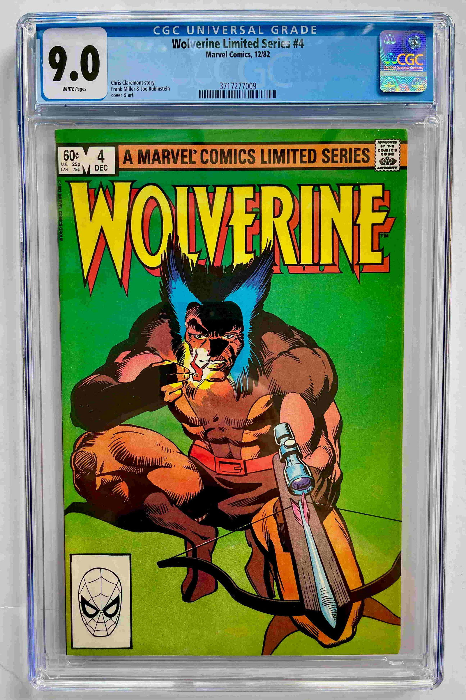 CGC GRADED WOLVERINE #4 KEY COLLECTOR (1 of 1)