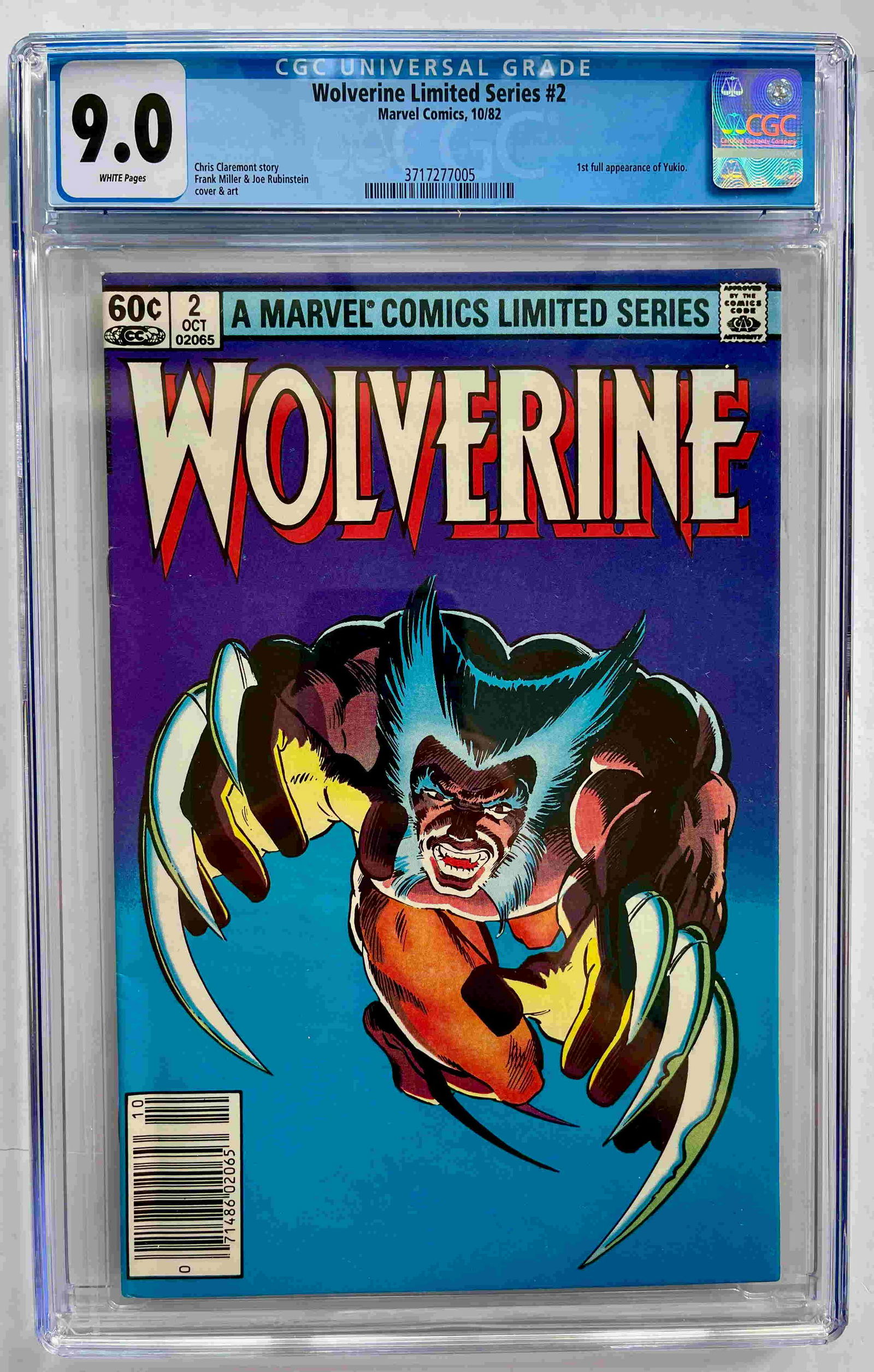 CGC GRADED WOLVERINE #2 KEY COLLECTOR (1 of 1)