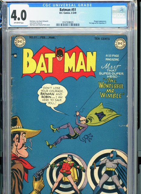 Batman #51 CGC 4.0 (1 of 1)