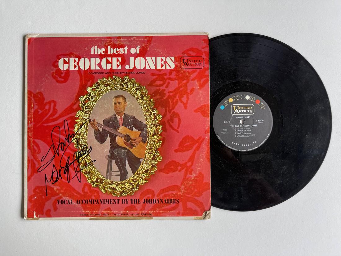 George Jones – The Best Of George Jones: Title: George Jones – The Best Of George Jones Provenance/Additional Info: George Jones – The Best Of George Jones Label: United Artists Records – UAL 3291, Capitol Records – T 90810 Format: V