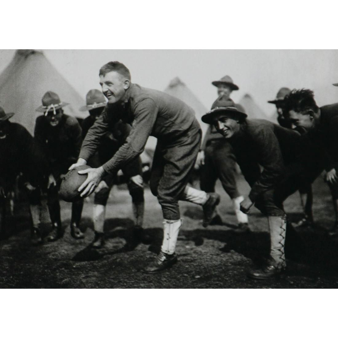 LEWIS W. HINE - Army Training Camp c. 1917: Artist: LEWIS W. HINE Print Title: Army Training Camp c. 1917 Medium: Sheet-fed Gravure Printing Date: 1970's Printed in Great Britain Image Size approx: 5 X 6.5 inches Lewis Wickes Hine (1874-1940) w