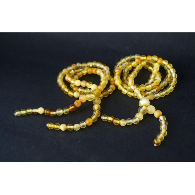 24g Baltic amber, set of two rosary imam mala yellow (1 of 10)