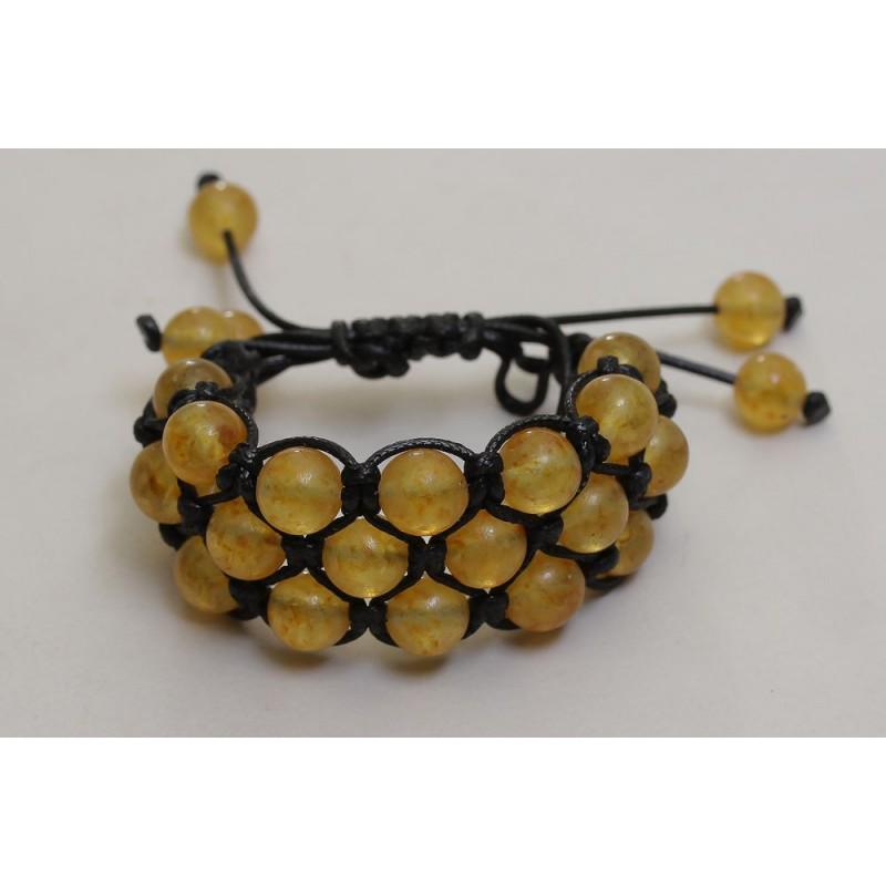 34 g. Vintage 100% natural Baltic amber bracelet yellow (1 of 13)