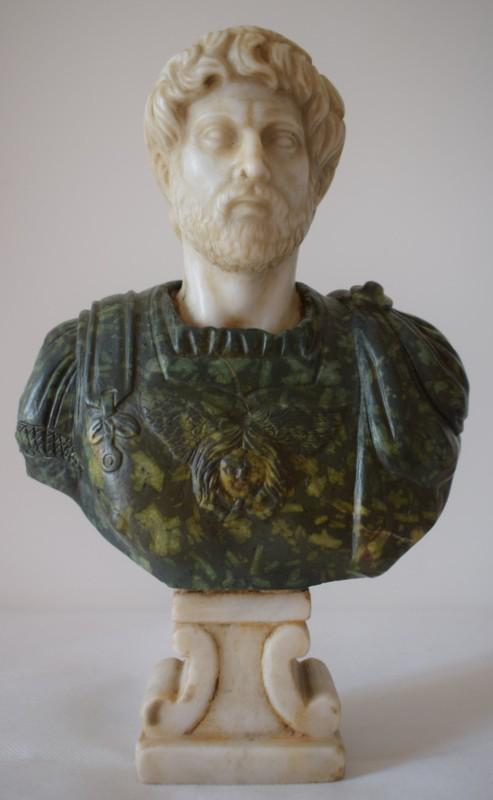 Bust of Hadrian in green porphyry 19th century (1 of 11)