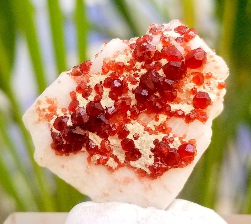 8 Gram Lovely Natural Red Garnet Crystals Specimen from (1 of 8)