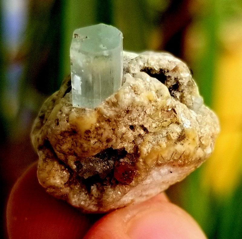 30 Carets Lovely Aquamarine Crystal Specimen From: 30 Carets Lovely Aquamarine Crystal Specimen From Skardu pakistan size 18mm 15mm 16mm weight 30 Carets Reserve: $15.00 Shipping: Domestic: Flat-rate of $15.00 to anywhere within the contiguous U.S.