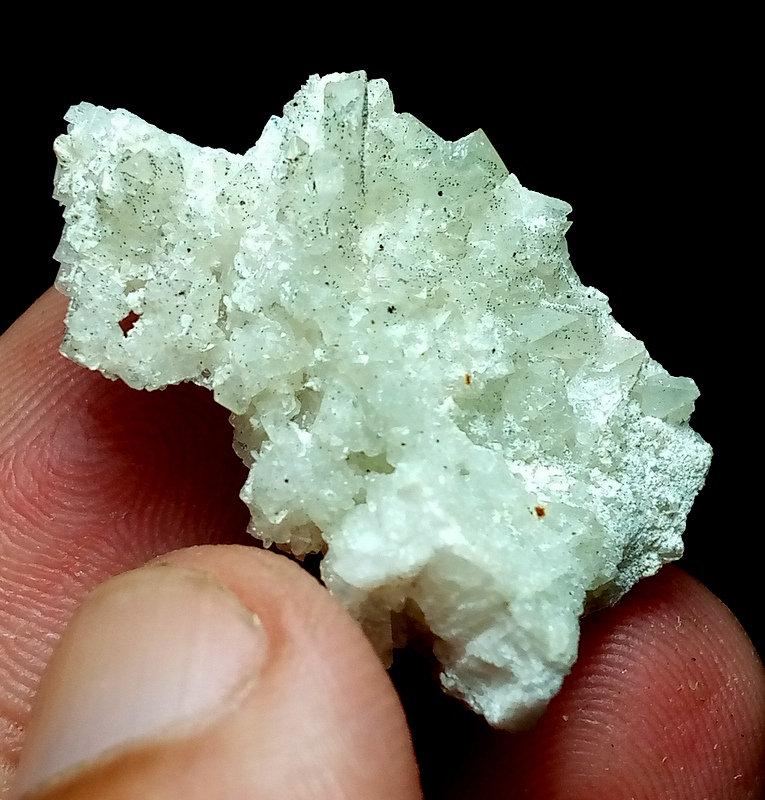 06 Grams Lovely Rare Bunch Of Apple Green Herderite (1 of 9)