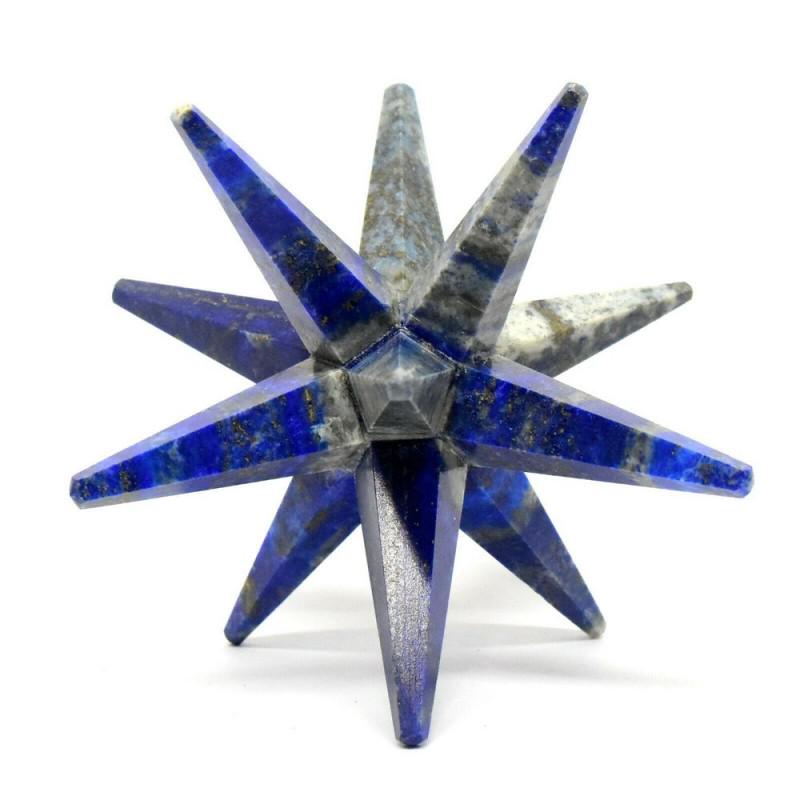 Crystal lapis lazuli pyrite merkaba star mineral stone (1 of 4)