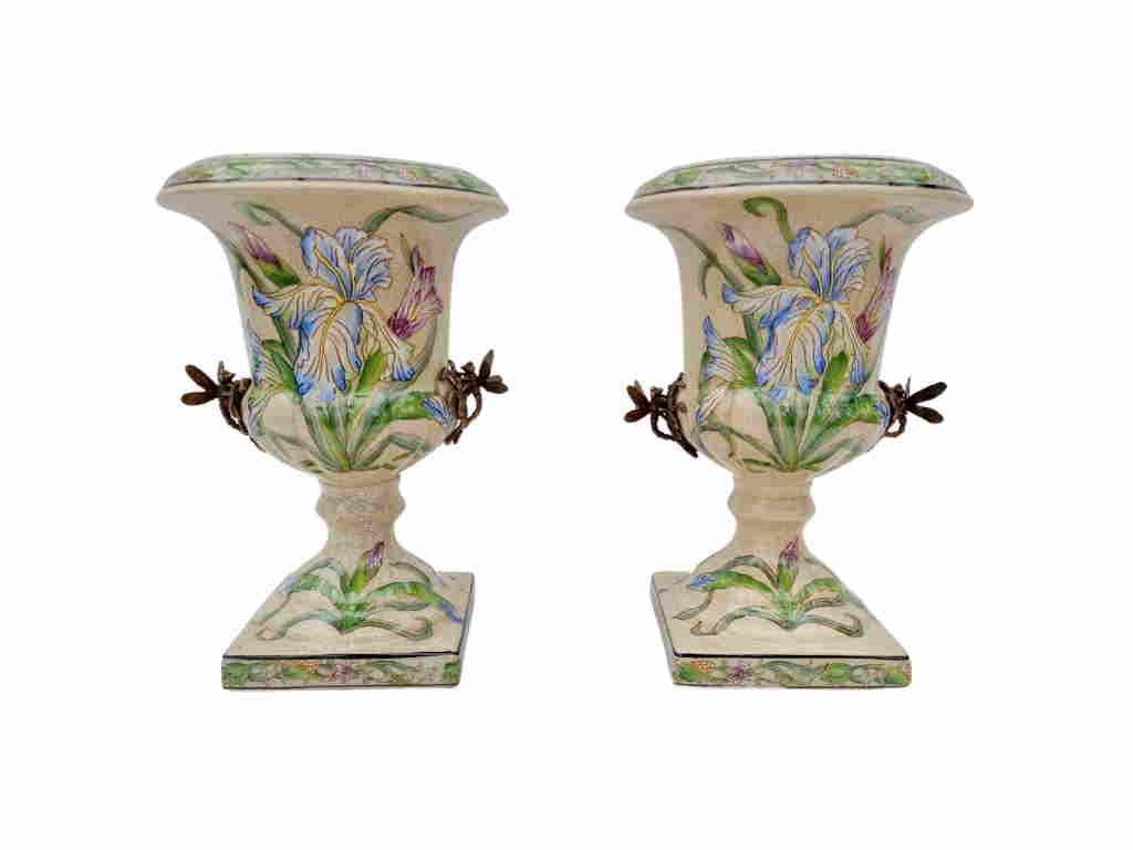 Art nouveau planters - Flower pot, Jardinière - Ceramic (1 of 10)