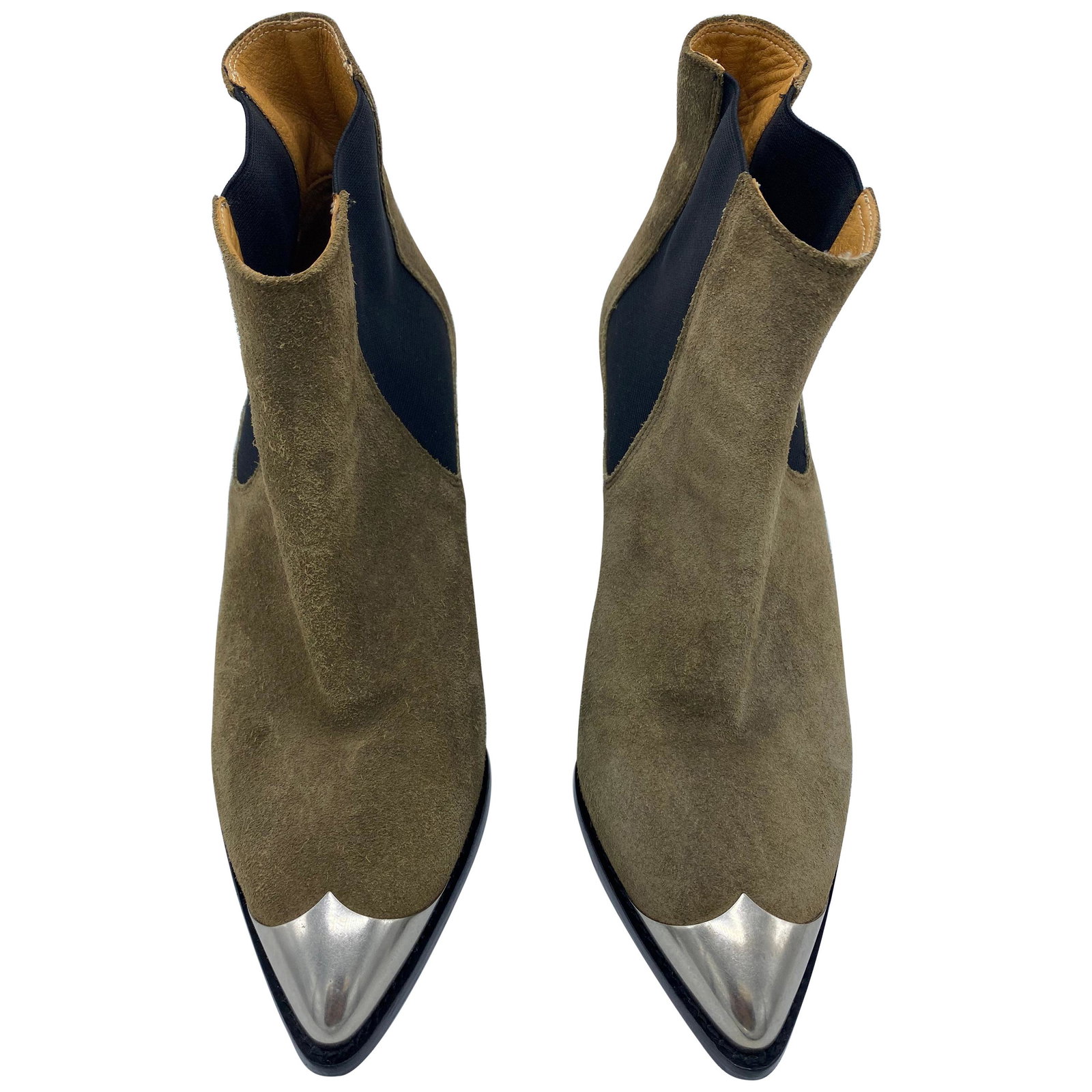 Isabel Marant Brown Suede Boots, Size 38 (1 of 5)