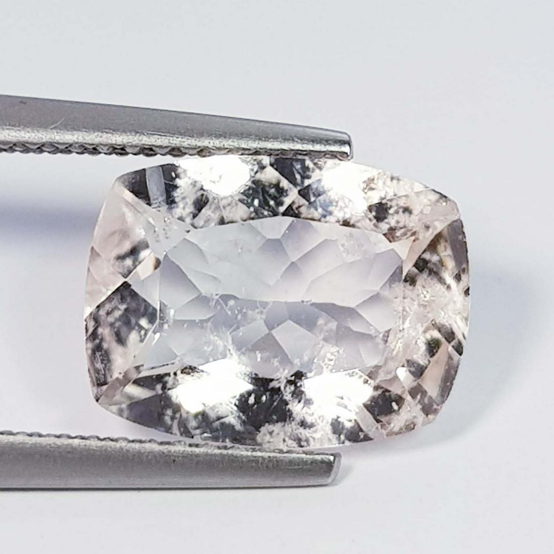 Natural Morganite Rectangle Cut 3.43 ct (1 of 5)
