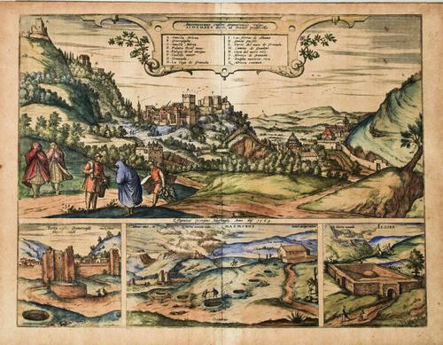 1574 c. Braun and Hogenberg View of Granada, Spain -- (1 of 1)